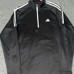 Adidas Black Quarter-Zip Pullover